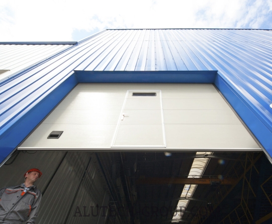 Промышленные ворота Алютех Protrend в Дивном