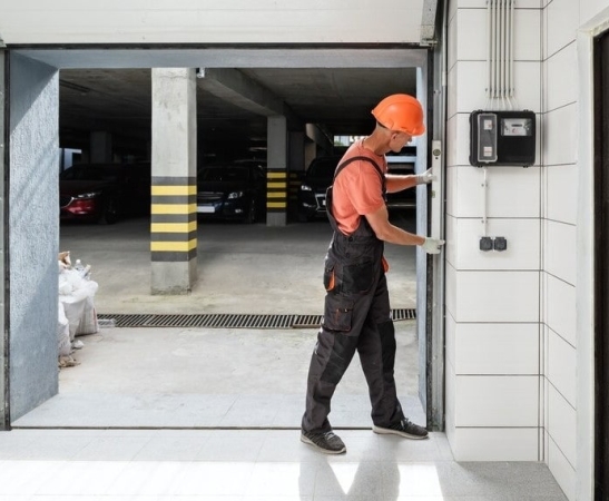 Замер ворот в Дивном